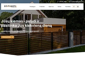 Statometa tvoros interneto svetainės kūrimas