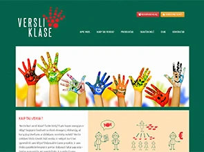 Versli klasė interneto svetainės kūrimas