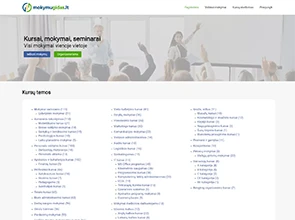Mokymų Gidas interneto svetainės kūrimas
