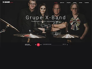 Grupė X-Band interneto svetainės kūrimas