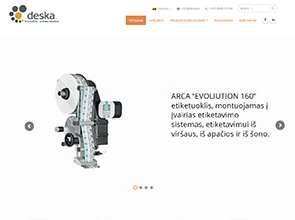 UAB Deska - Svarstyklės interneto svetainės kūrimas