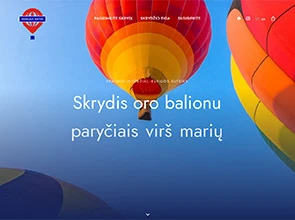 Dangaus Metro interneto svetainės kūrimas