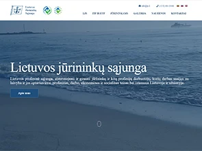 Jūrininkų sąjunga interneto svetainės kūrimas