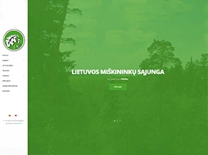 Miškininkų sąjunga interneto svetainės kūrimas