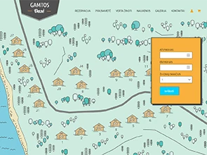 Gamtos Oaze interneto svetainės kūrimas