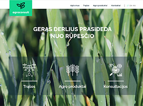 Agroconsult interneto svetainės kūrimas